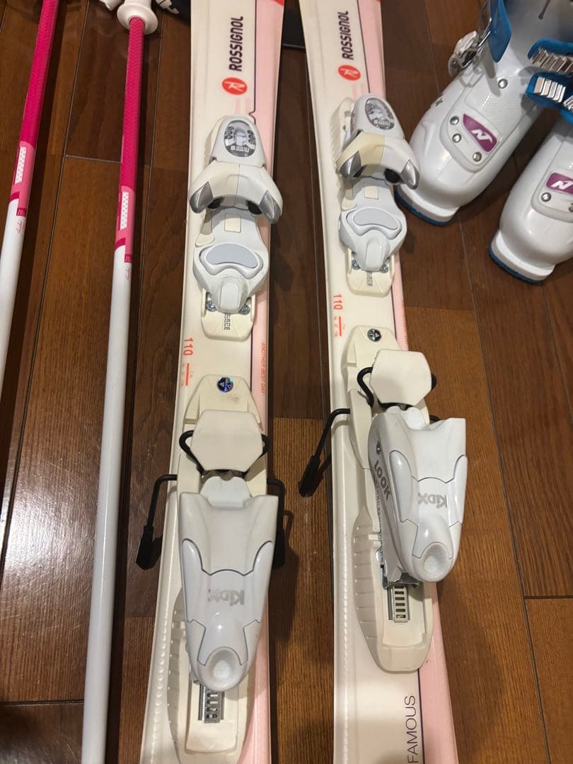 子ども用スキーセット 板110cm Rossignol ブーツ　19.5