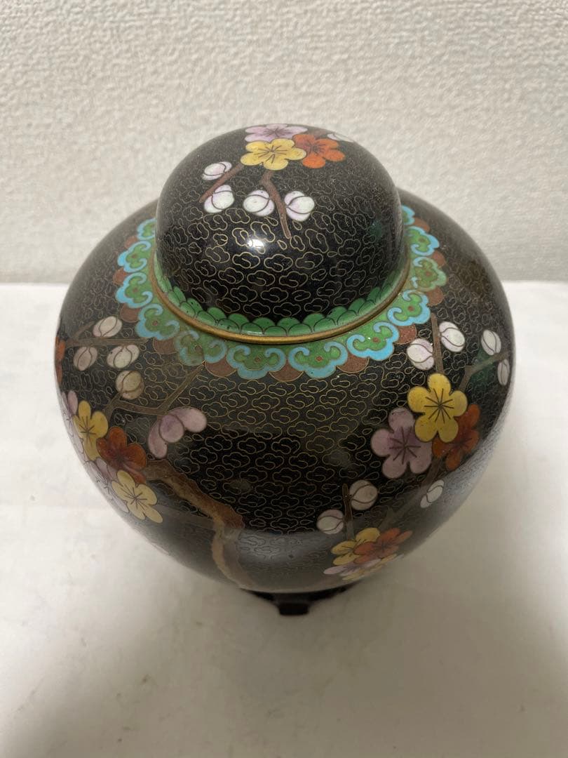 中国景泰藍 七宝焼 壺