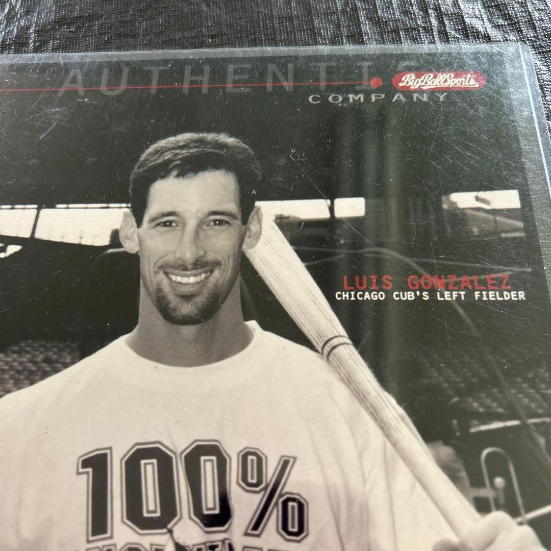 MLB  ルイス ゴンザレス　直筆サイン入りフォト　アリゾナダイヤモンドバックス