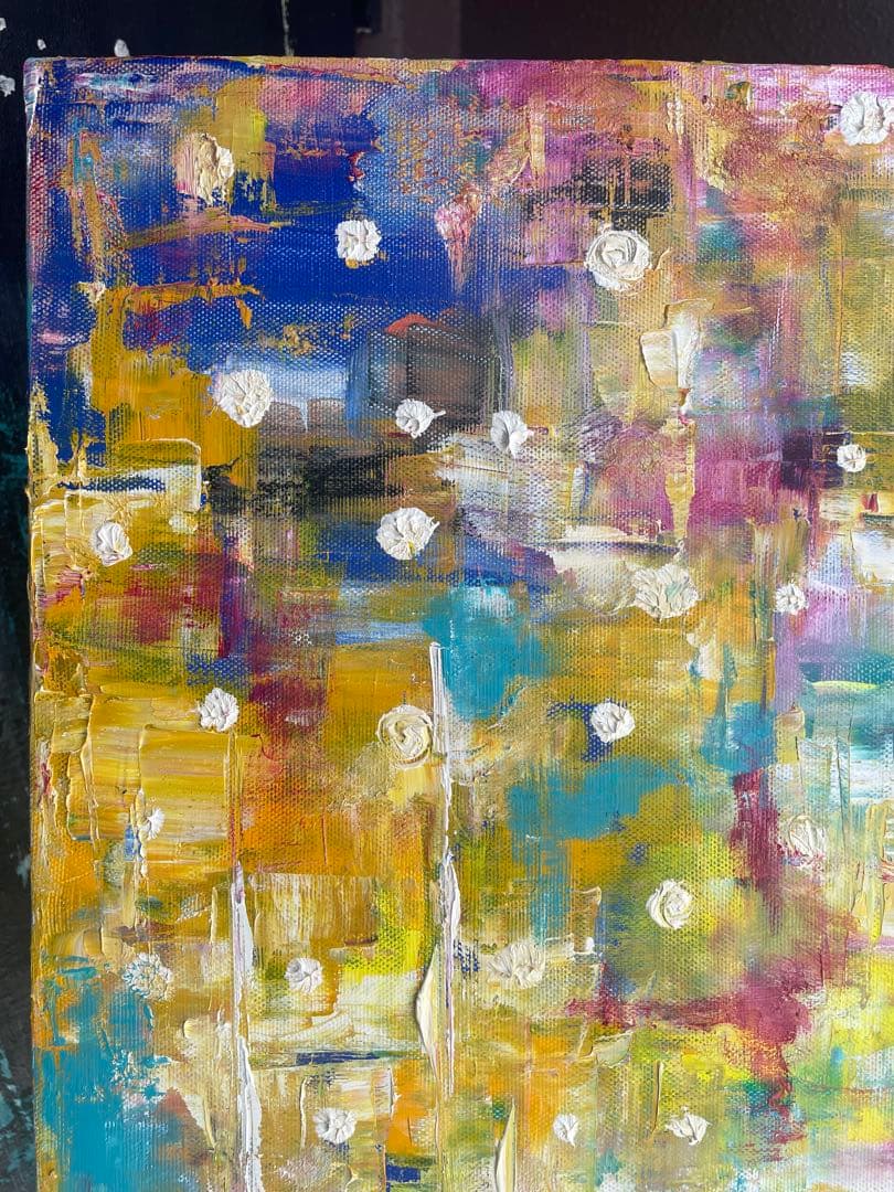 【最終価格】絵画　油絵　原画　抽象画　現代アート　F10