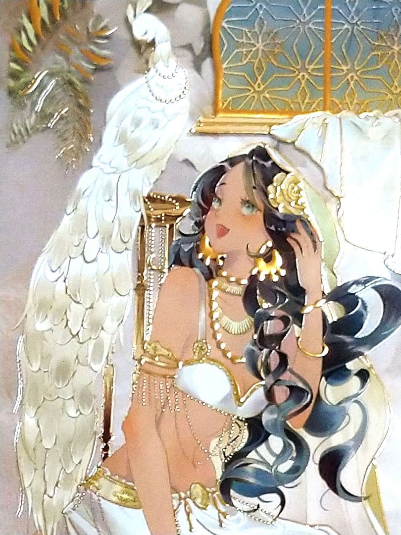 ✩再販✩J1104＃夜譚少女(烫金)703工作室切り売り海外人物マステ女の子