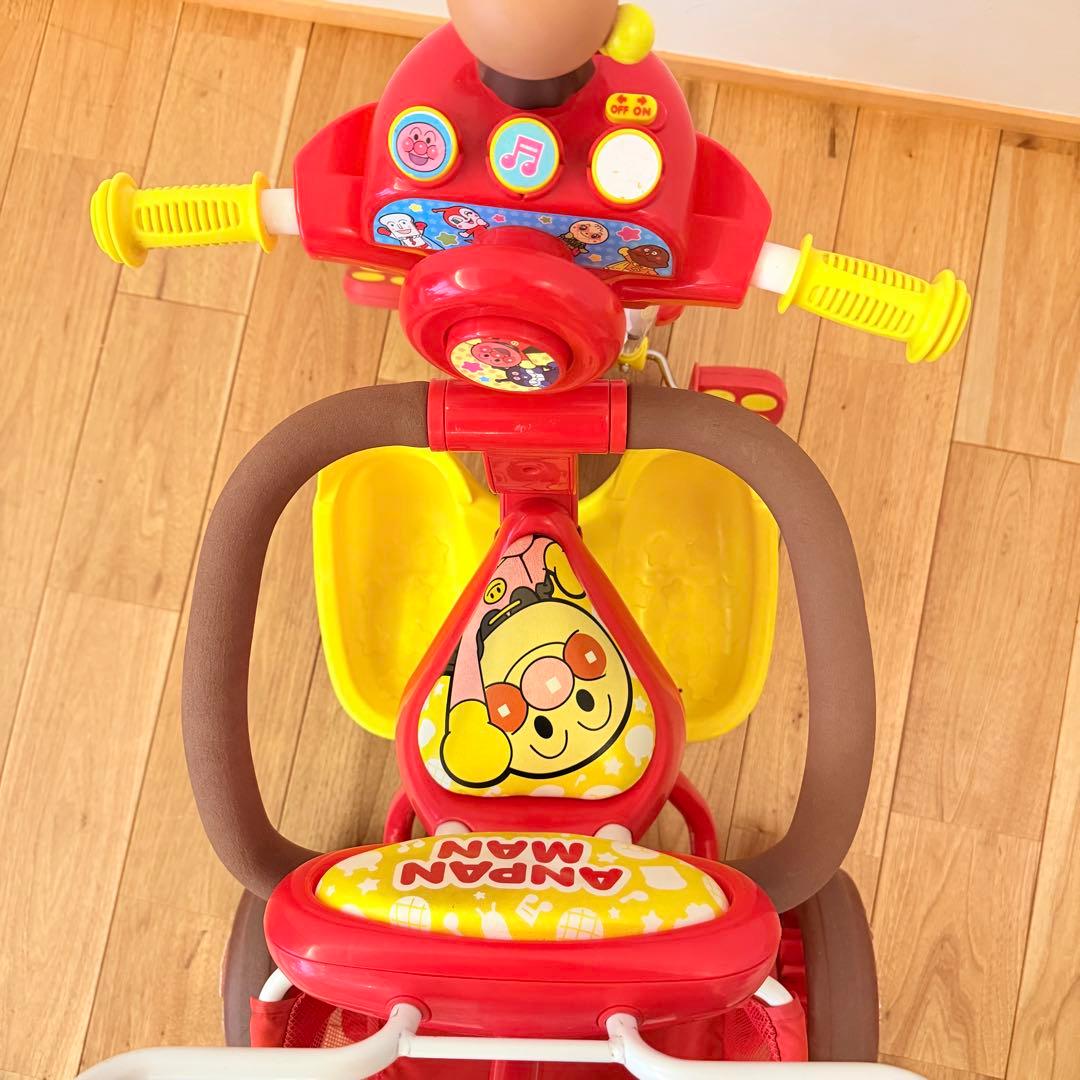 アンパンマン 三輪車 それいけ！アンパンマン デラックスII レッド 赤