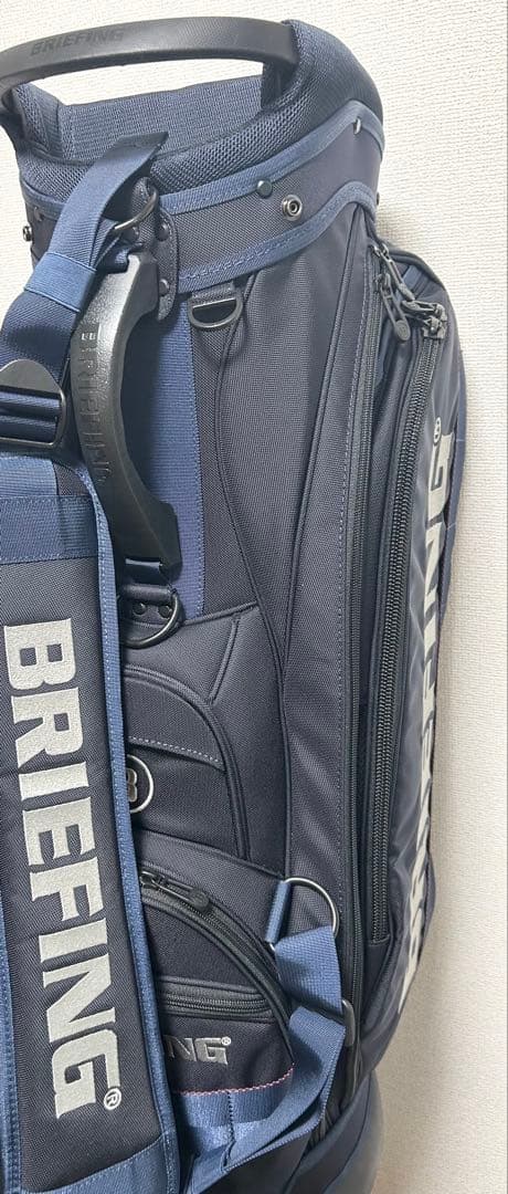 断捨離 ブリーフィング キャディバッグ CR-10 #02 LTD 限定ネイビー