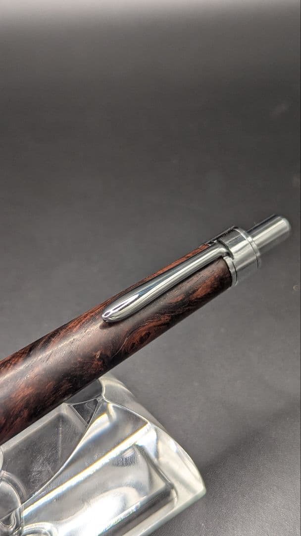 291ペン工房翌檜　特上　ホンジュラスローズウッド　木軸シャーペン　ボールペン