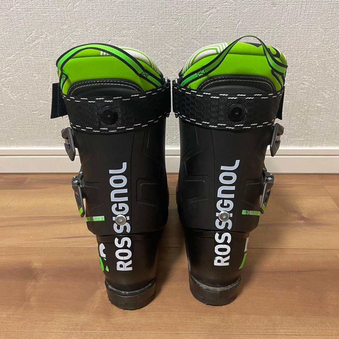 ROSSIGNOL150cm 25.5cm ストック105cm付きスキーセット