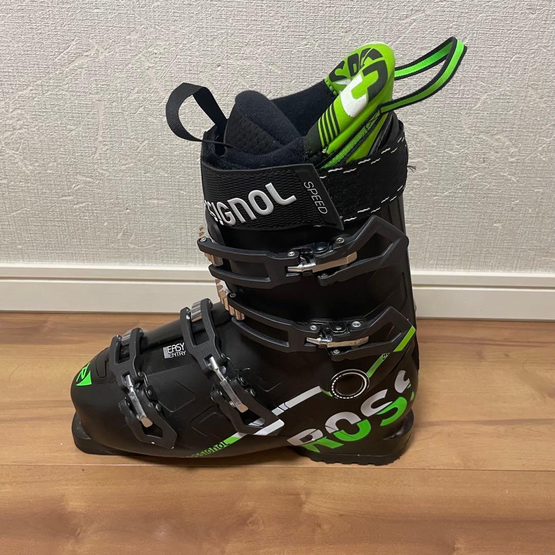 ROSSIGNOL150cm 25.5cm ストック105cm付きスキーセット