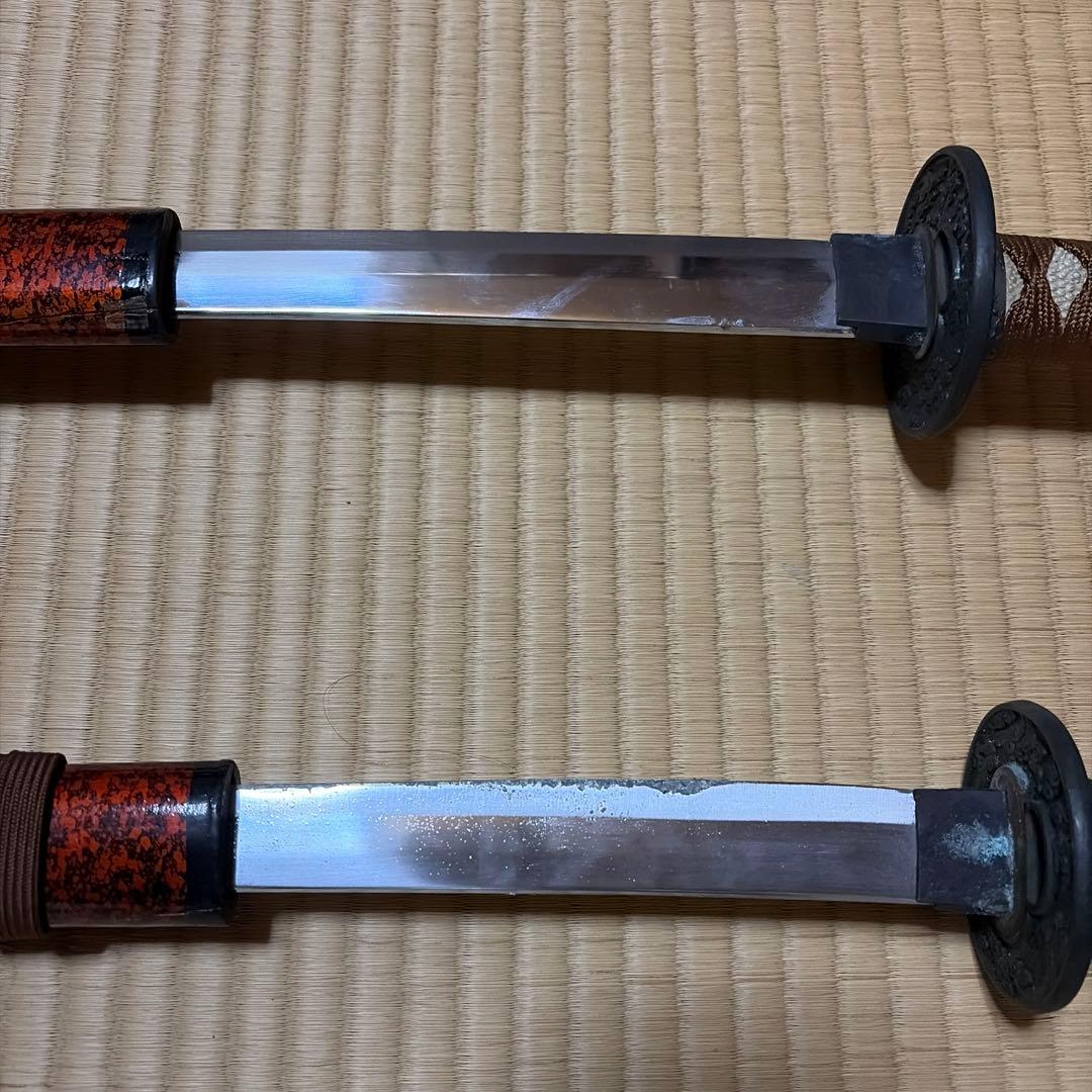 日本刀 2本セット 菱形柄