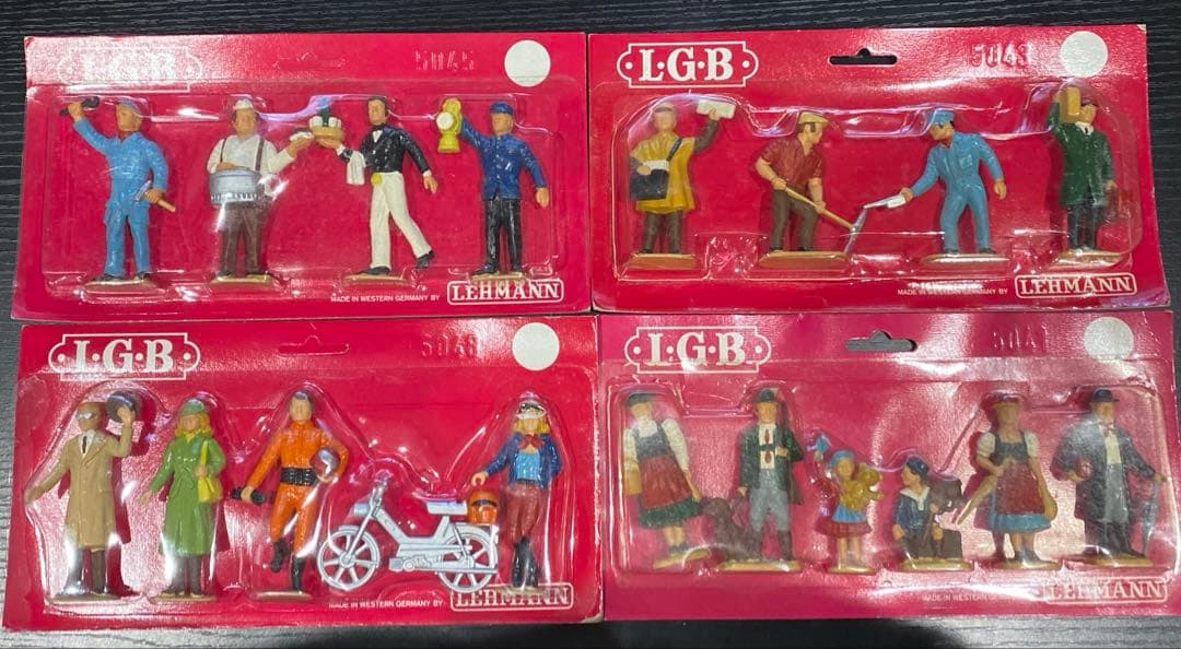 LGB 鉄道員フィギュア　４個