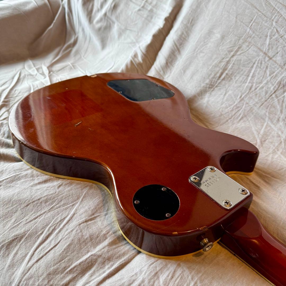 【動作確認済】グレコレスポール 1975年製フレイム杢 チェリーサンバースト