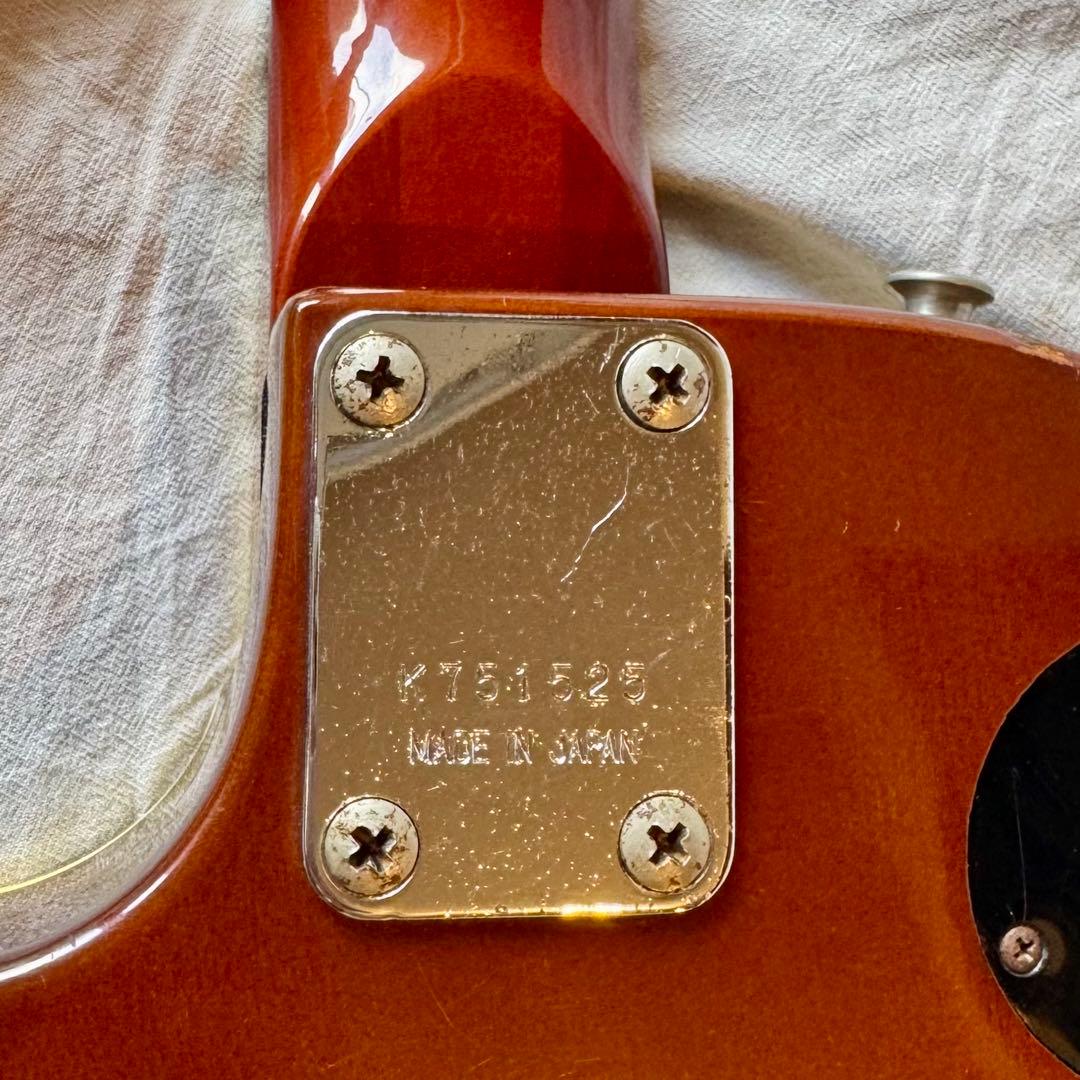 【動作確認済】グレコレスポール 1975年製フレイム杢 チェリーサンバースト