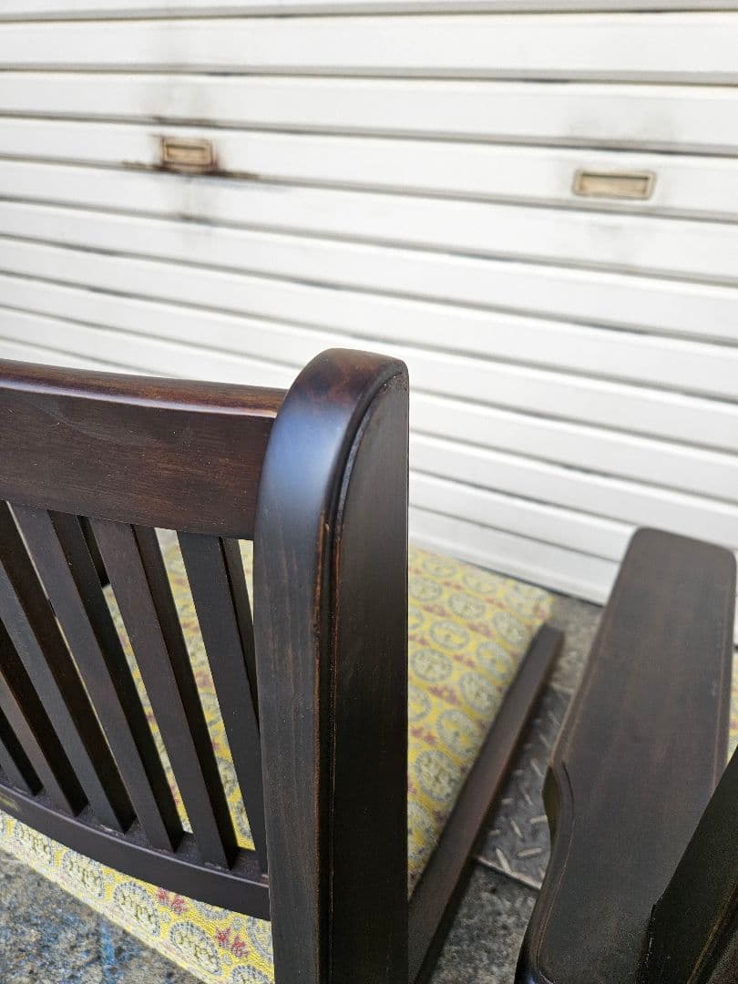 ジャパンヴィンテージ 光製作所 hikari 木製 座椅子 2脚セット 飛騨家具