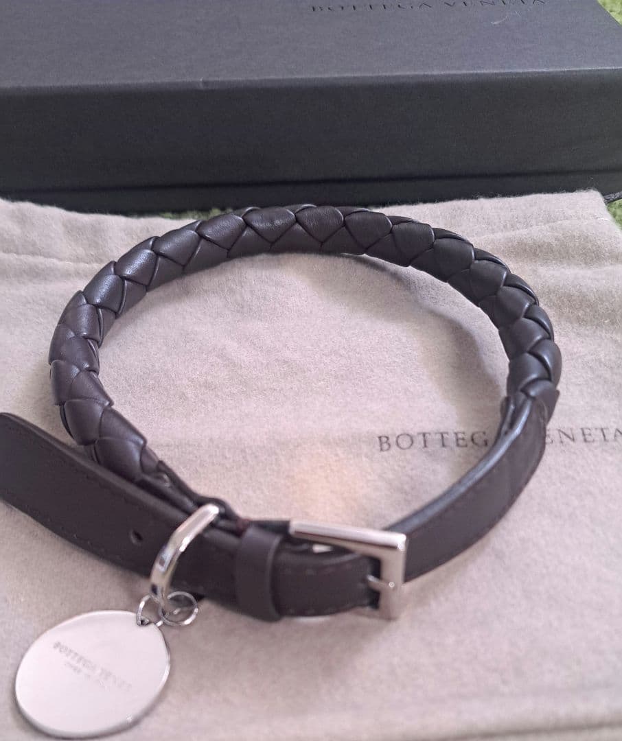 【未使用級】ボッテガヴェネタ イントレチャート 　犬 首輪