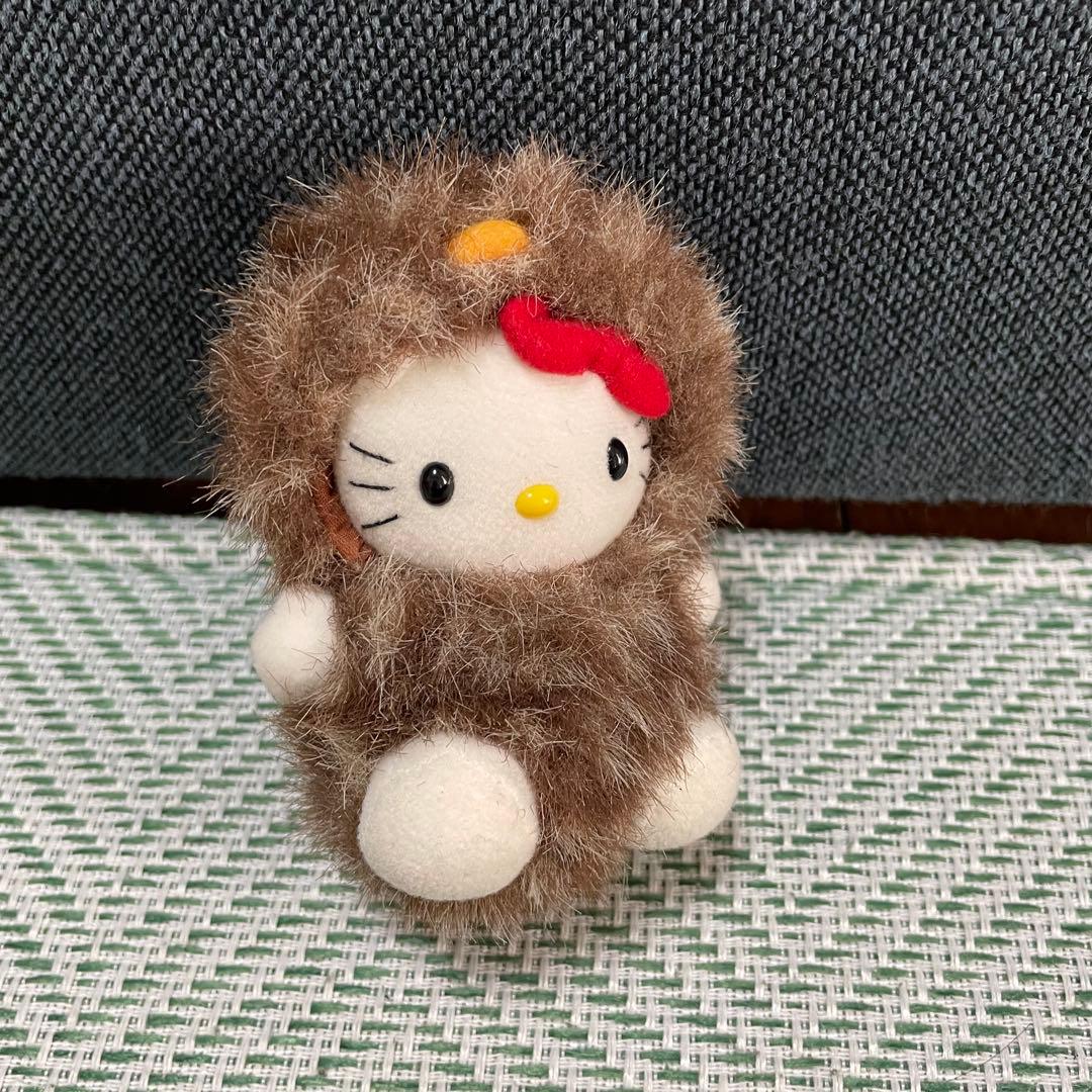 ハローキティ 雷鳥 ぬいぐるみ ボールチェーン 2002 レア