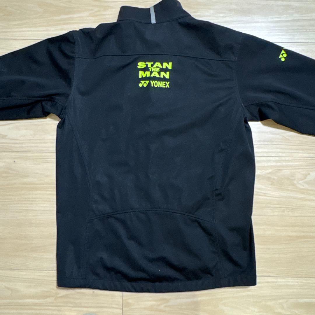 YONEX テニスジャケット ブラック/イエロー