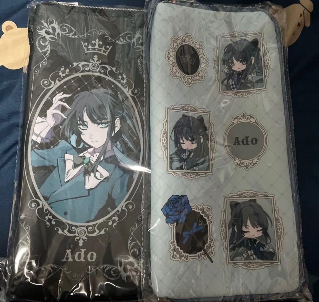 Ado ラウンドワン限定　フィギュア　ペンライトケース　収納ボックス　5点セット
