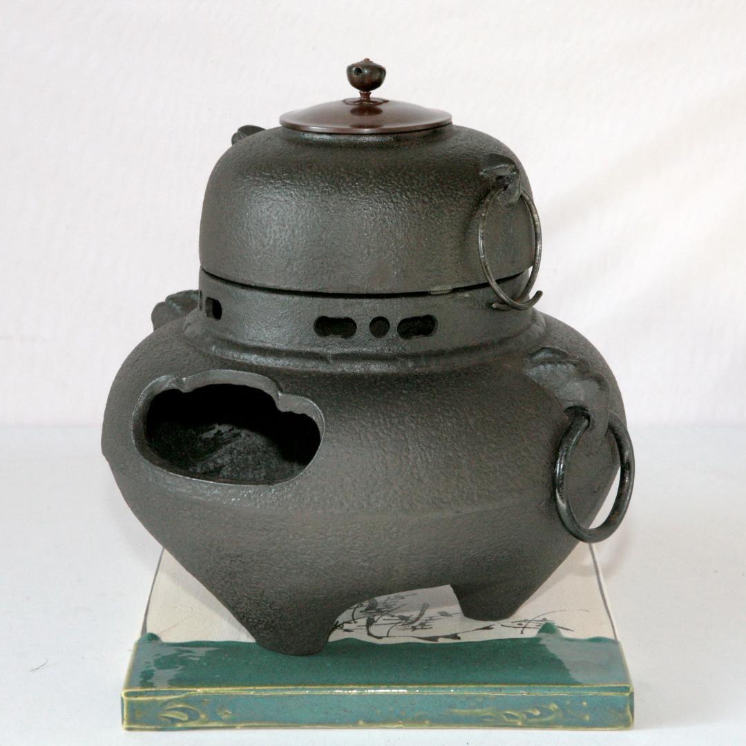 1612　鋳鉄製　茶釜
