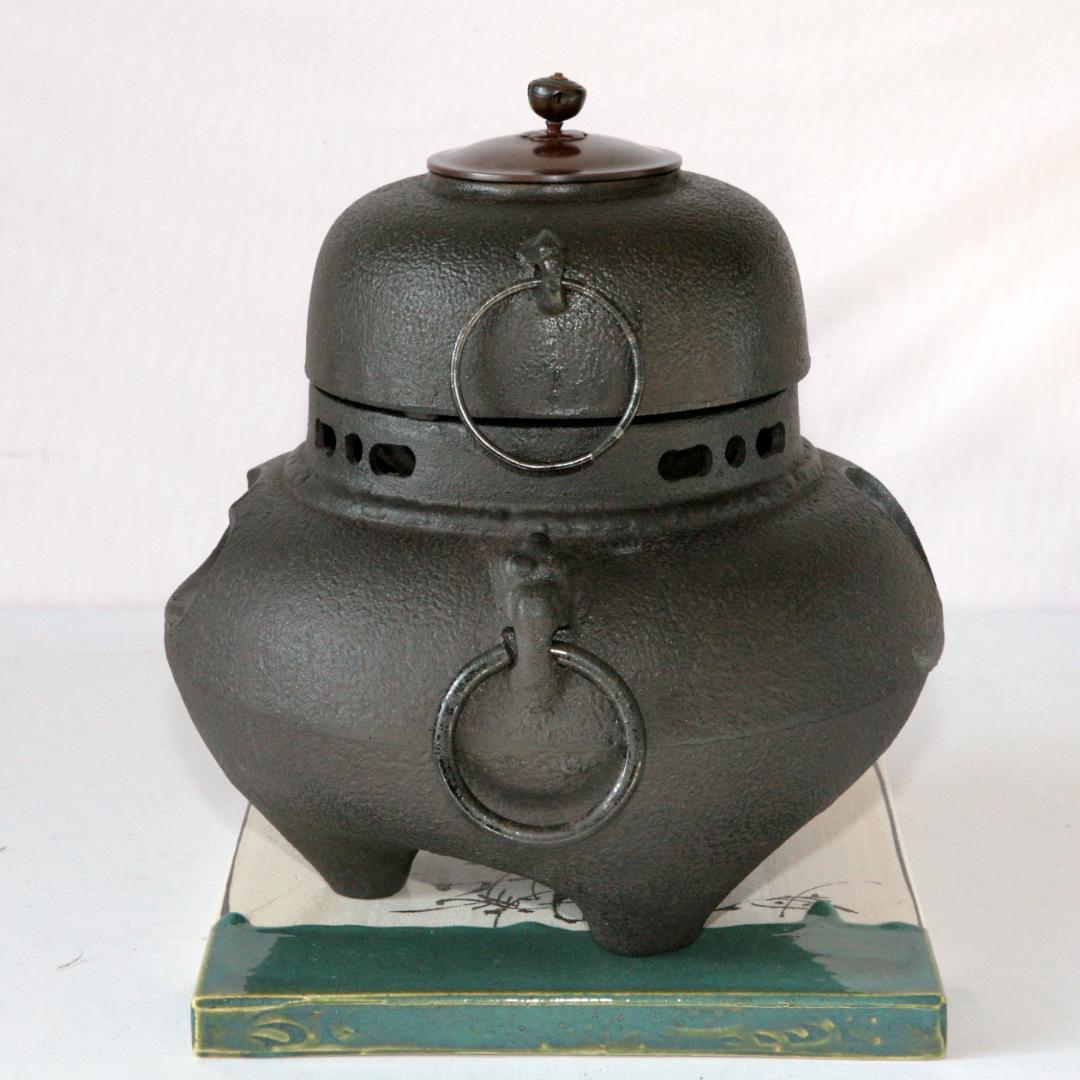 1612　鋳鉄製　茶釜