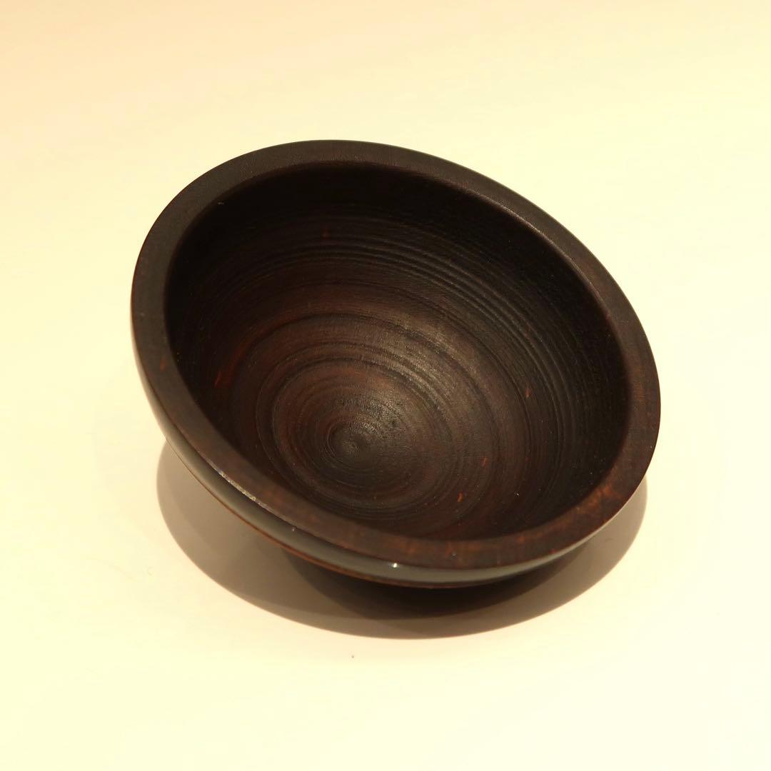 【茶道具】3代村瀬治兵衛作　宝珠形独楽塗香合