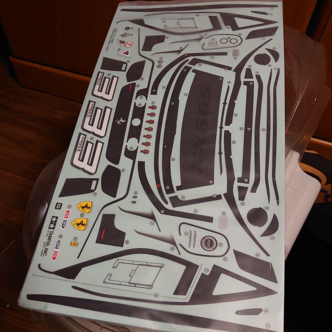 1/10 タミヤ フェラーリ 599xx 未塗装