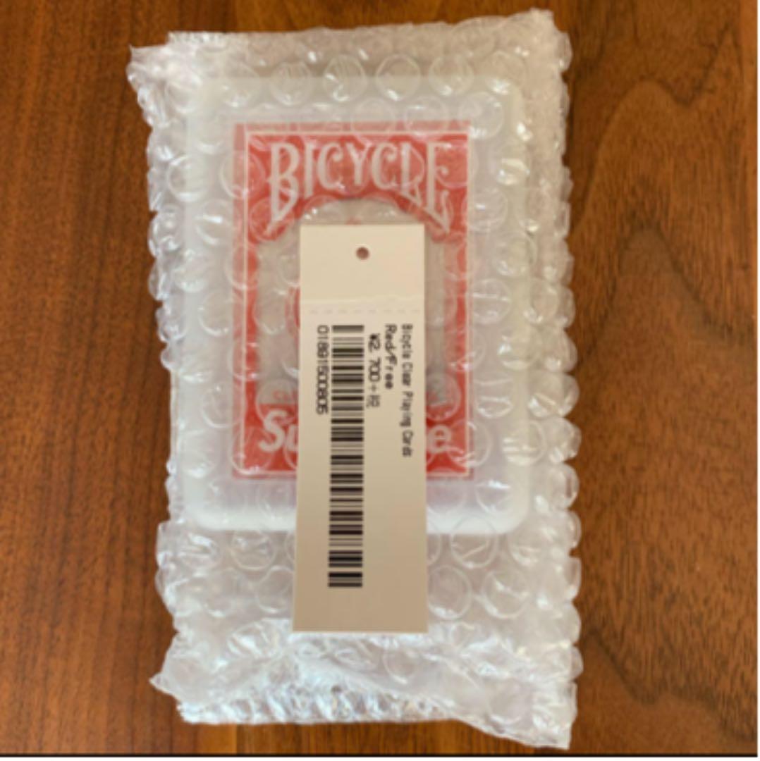 トランプ Supreme  Bicycle Clear Playing Cards