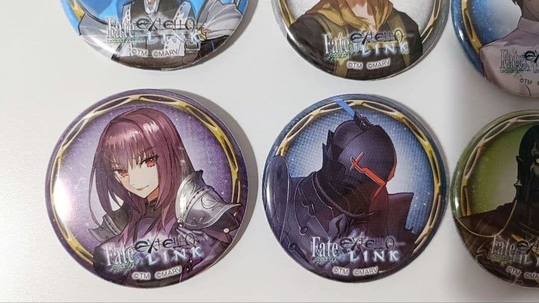 Fate/EXTELLA LINKキャラバッジコレクションVol.1アルジュナ他