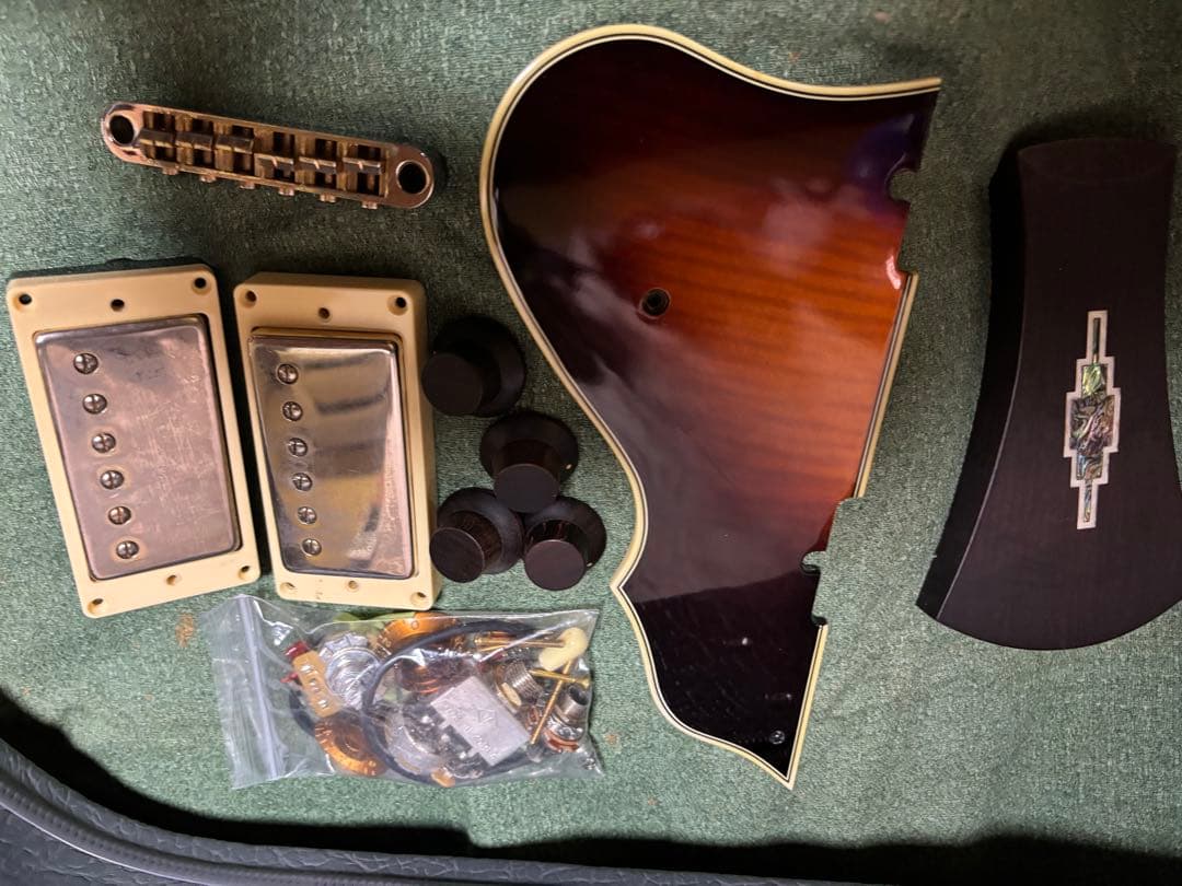 Ibanez AF105-VB フルアコPU MODアンティクィティHC付き