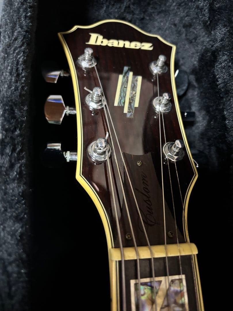 Ibanez AF105-VB フルアコPU MODアンティクィティHC付き