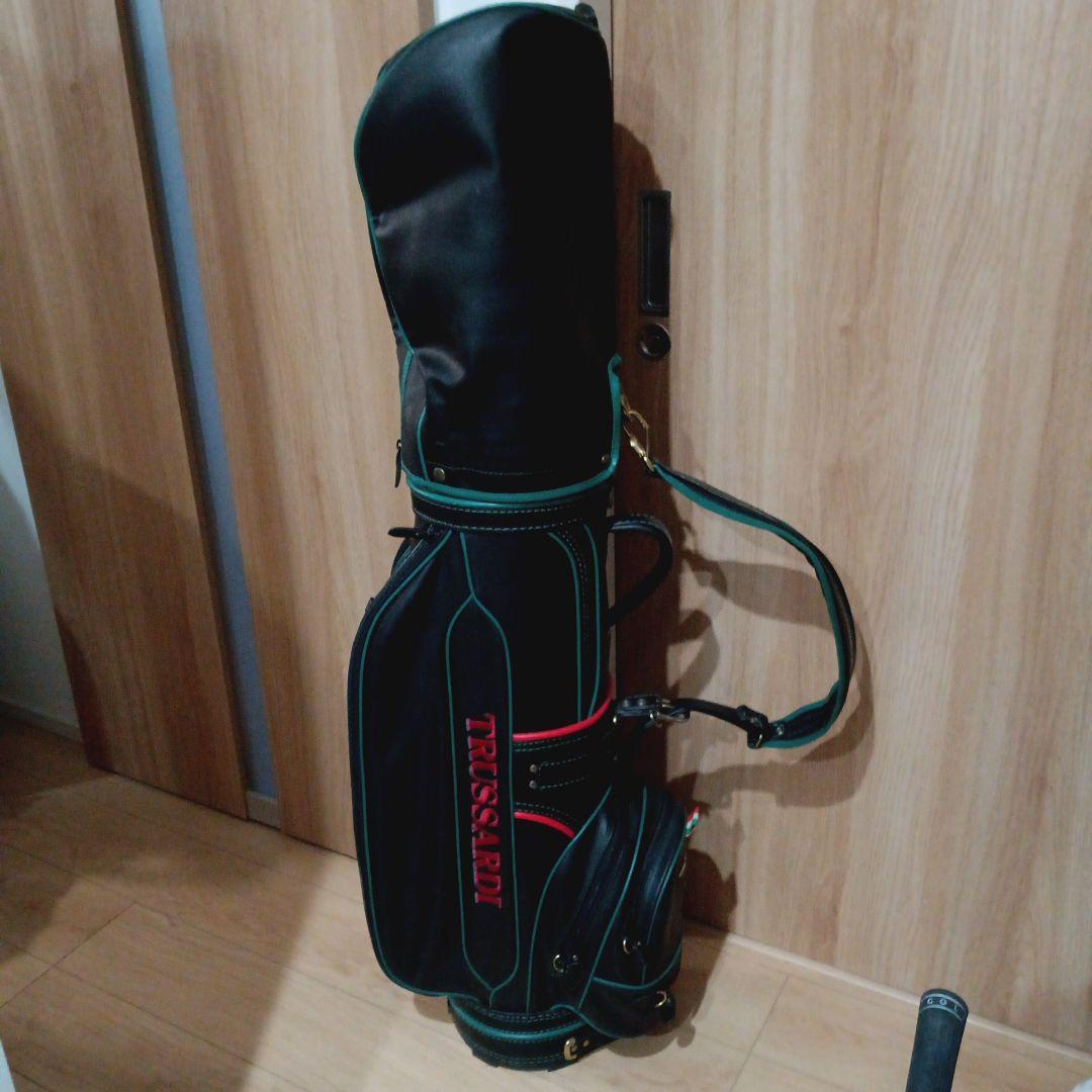 お値下レア【美品】オールドヴィンテージ　トラサルディゴルフバッグ黒