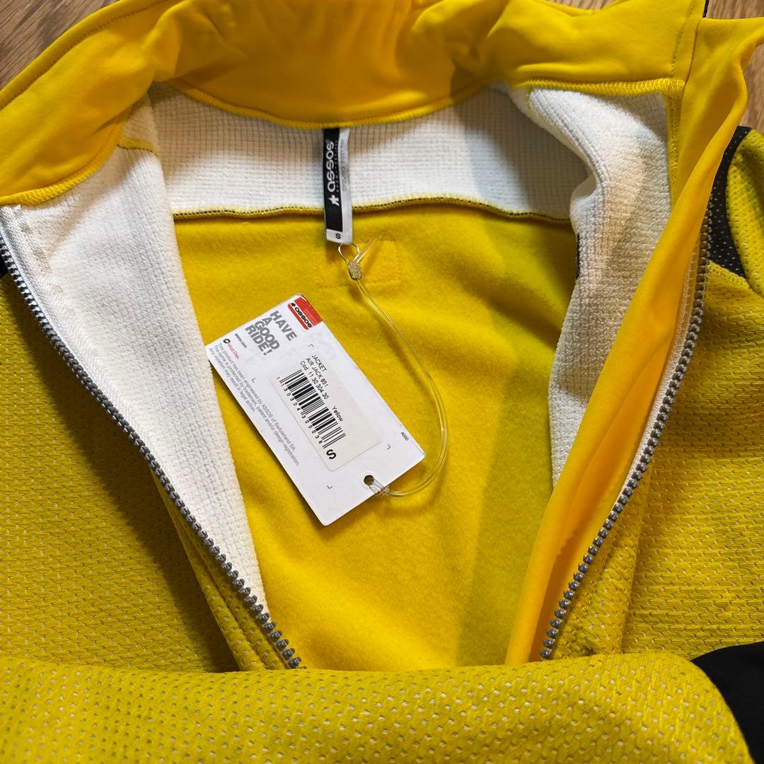 ASSOS イエロー サイクルジャケット S