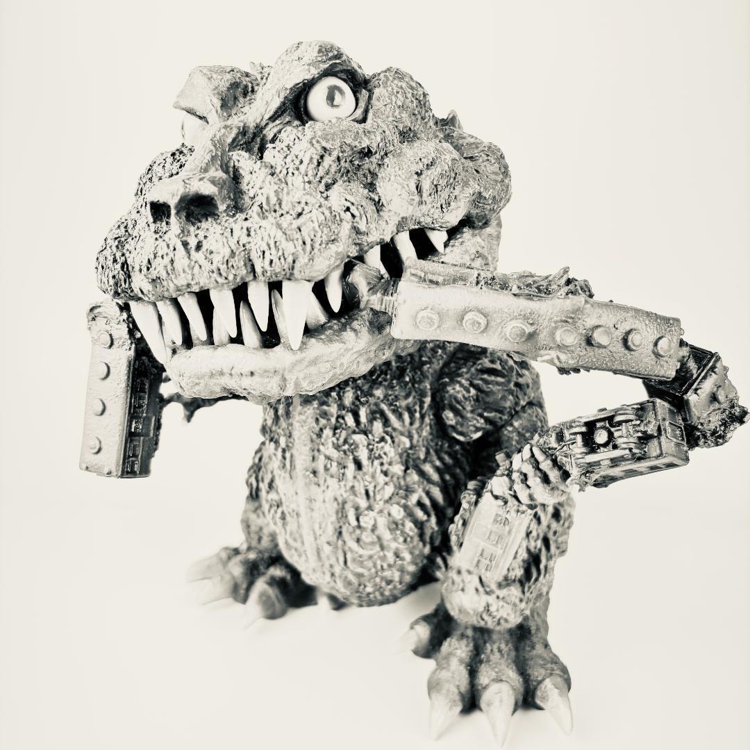 みーとなります。×デフォリアル　ゴジラ1954　フィギュア