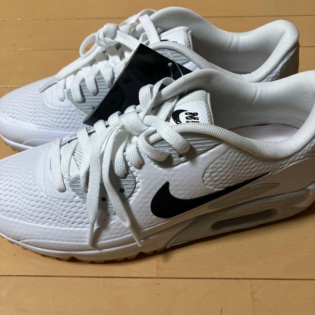 ナイキ エアマックス90 G ホワイト/ブラック　ゴルフシューズ　27cm