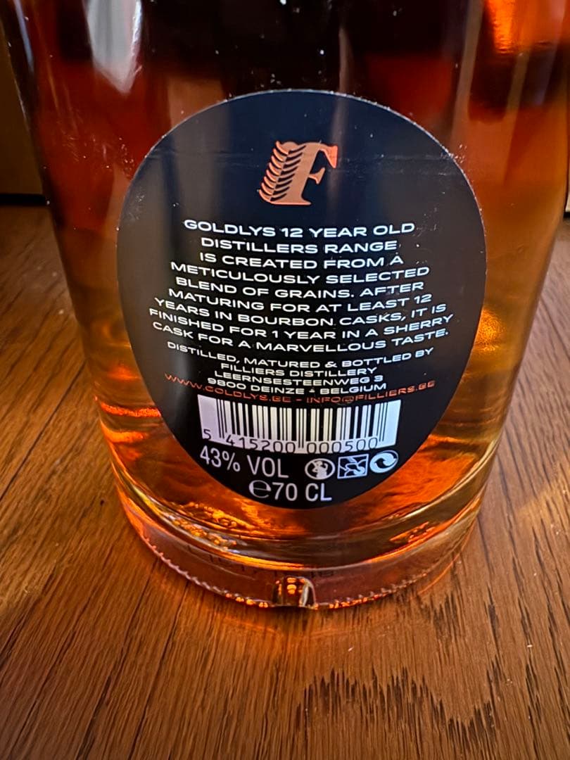 ベルギーウイスキーゴルドリスGOLDLYS 2種類セット箱付