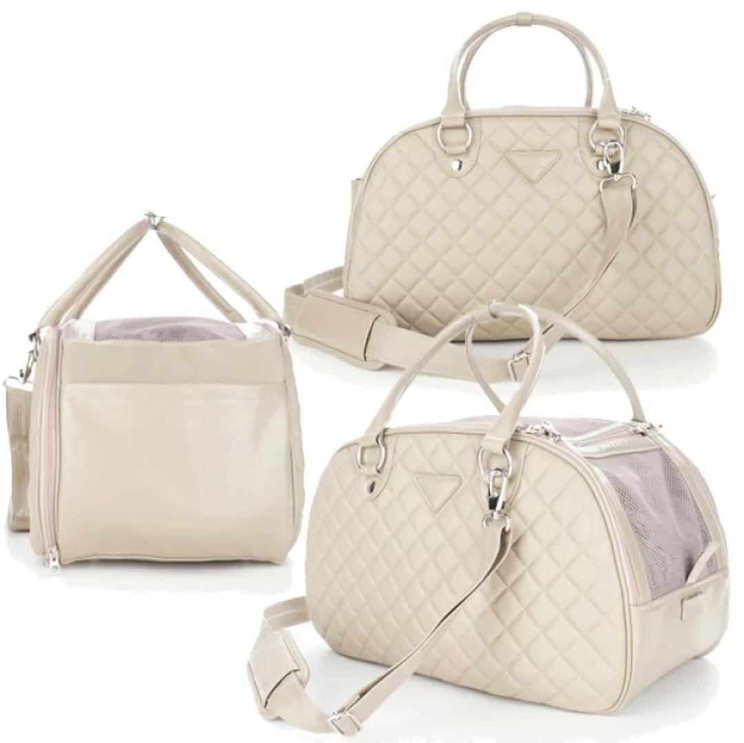 【Puppyangel/パピーエンジェル】キルティングキャリーバッグ ピンク