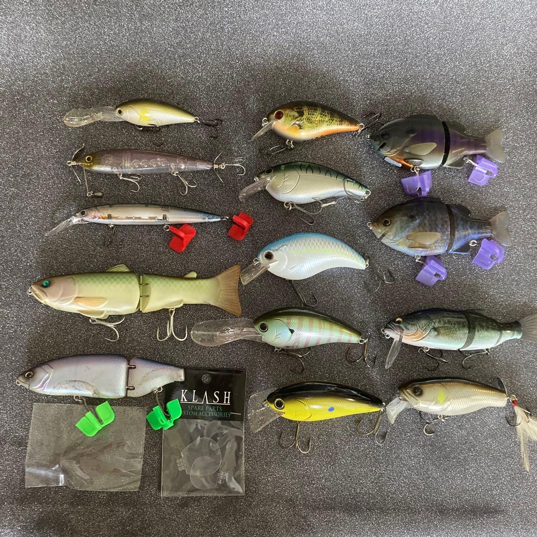 ビッグベイト系、マグナムクランク系等の大きめルアー 17点セット