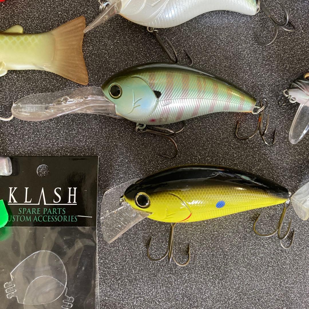 ビッグベイト系、マグナムクランク系等の大きめルアー 17点セット