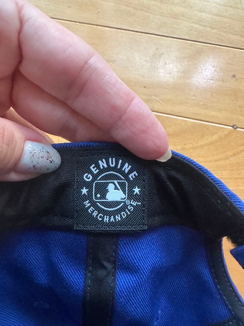 【カスタム新品未使用】ドジャース 公式　47 大谷翔平 選手　デコピン刺繍入り