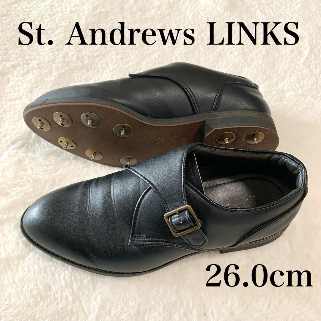 セントアンドリュース モンクストラップ スパイクシューズ 26cm