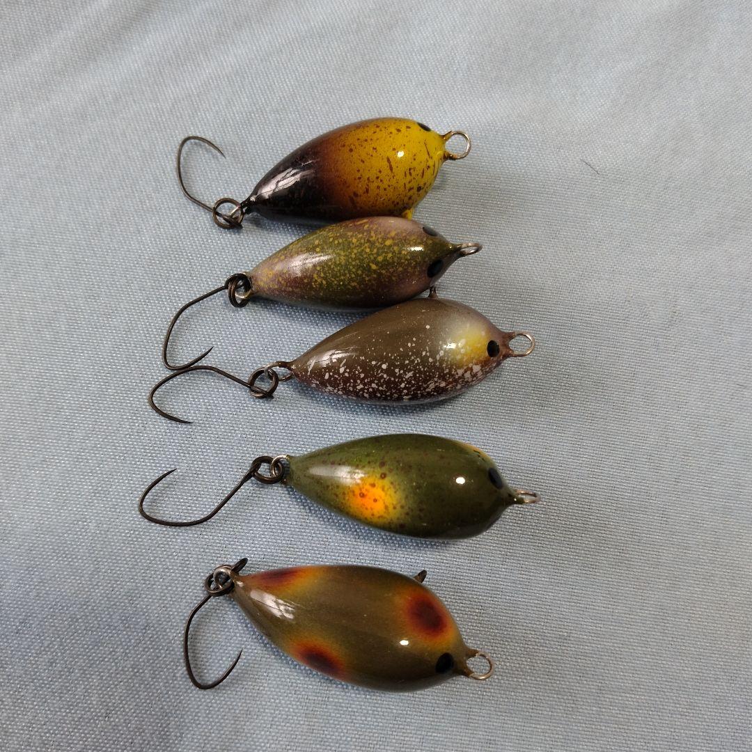 小菅のかえるくん　ハンドメイドのトップウォータープラグ 5個セット