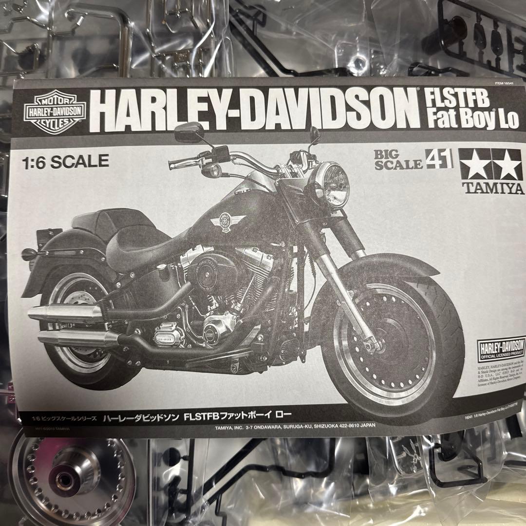 TAMIYA ハーレーダビッドソン FLSTFB Fat Boy Lo