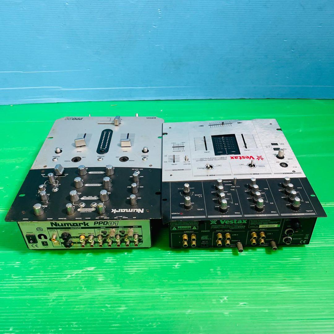 VestaxPMC-05ProIIIvcaDJミキサーとNumark PPD01