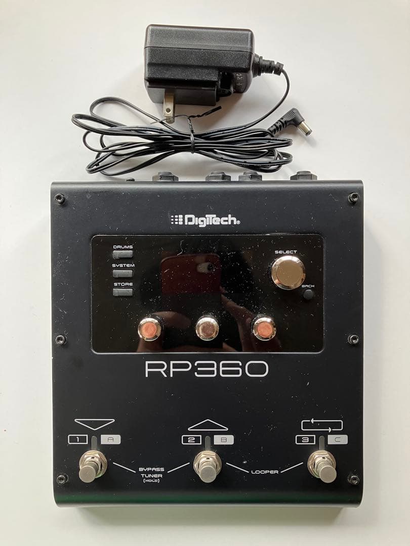 DigiTech RP360 電源アダプター付属