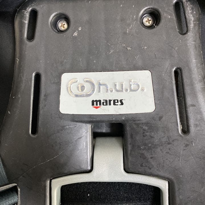 mares h.u.b BC、レギュレーター、オクトパス一体型(残圧系付属)