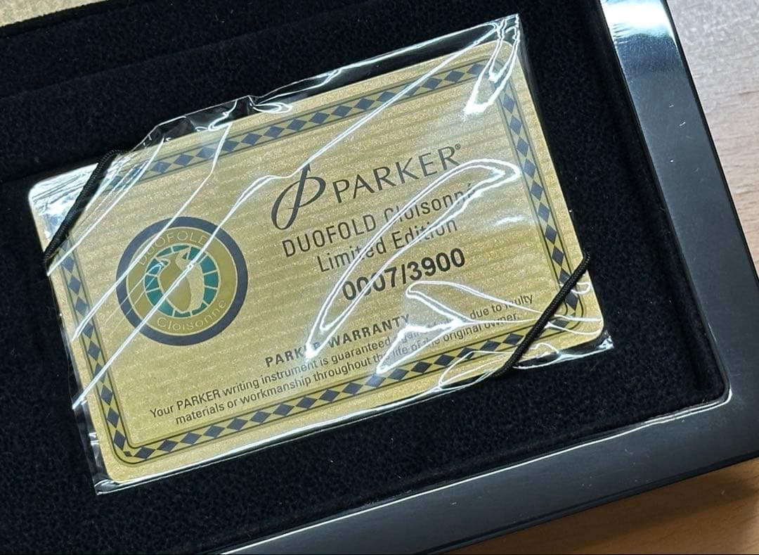 限定No.７▪️新品▪️PARKER万年筆 デュオフォールド・クロワゾネ