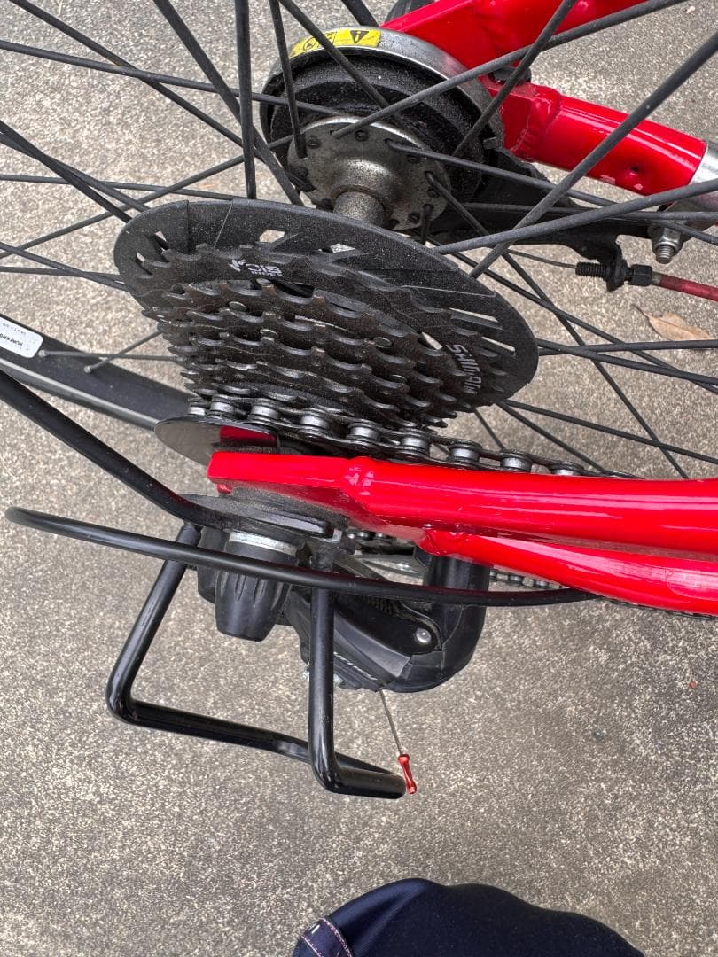 ブリヂストン シュライン 24インチ自転車　ピュアレッド　さいたま市より出品