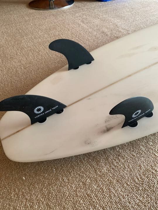 ショートボード 6'3 クリア サーフボード トライフィン