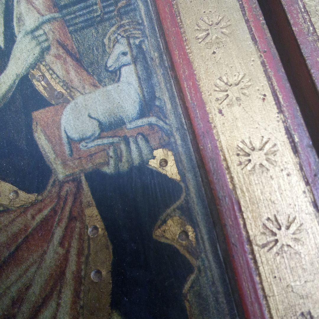 祭壇画 トリプティック 　イタリア土産品ビンテージ