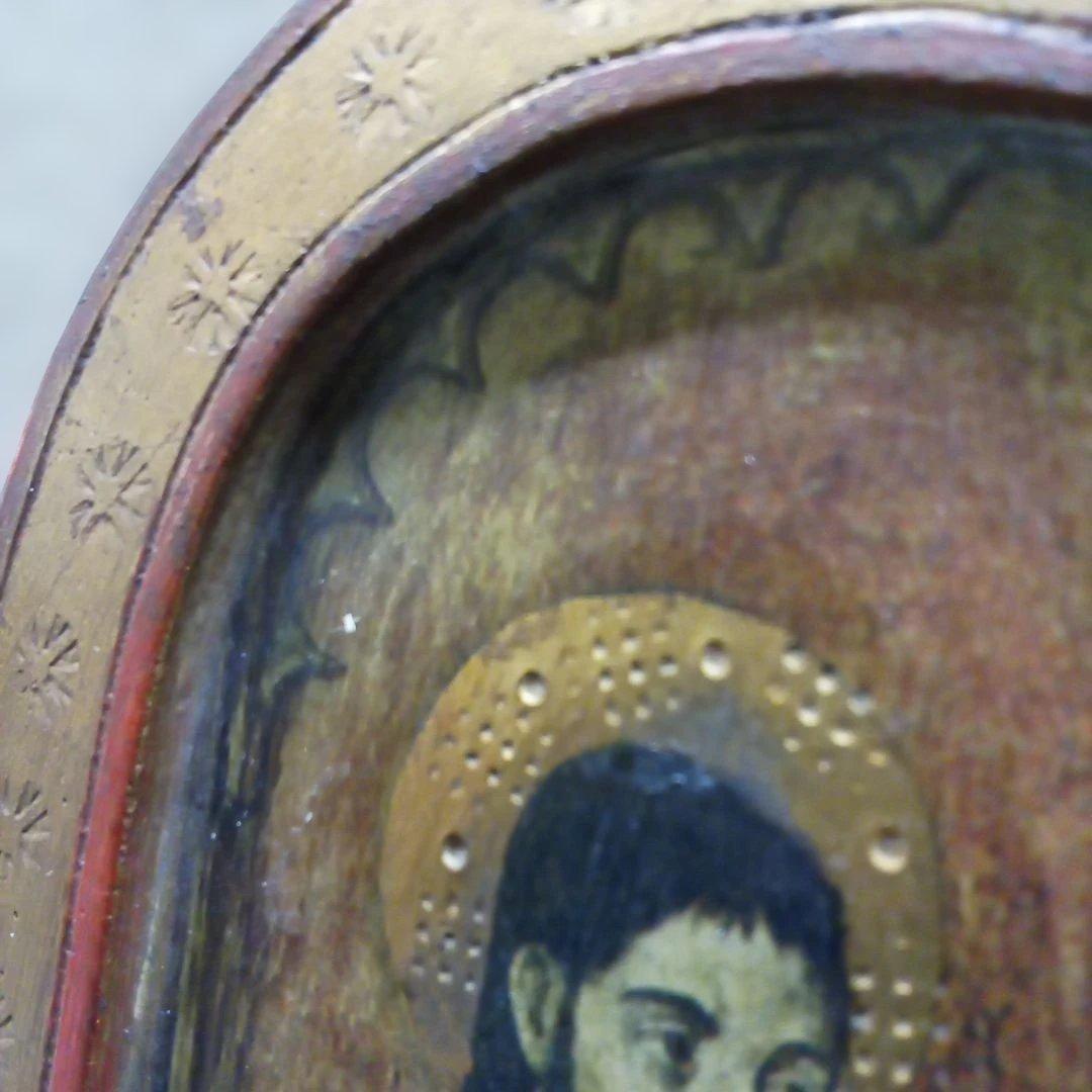 祭壇画 トリプティック 　イタリア土産品ビンテージ