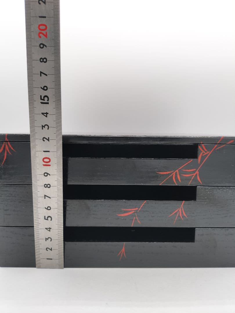 c755 菓子器 鵬雲斎好 三段田楽 京塗 北村葵春 木箱 茶道具 古物