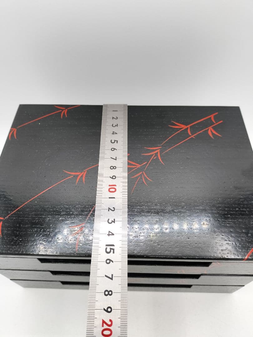 c755 菓子器 鵬雲斎好 三段田楽 京塗 北村葵春 木箱 茶道具 古物