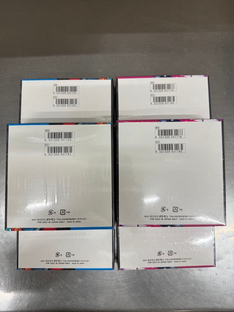 ポケモンカード メガブレイブ メガシンフォニア各3BOXシュリンク付き